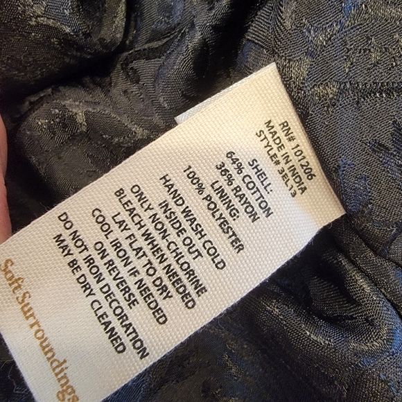 Soft Surroundings Icon Velvet Bolero  Crop Shrug Urbina Umber Size PM - Picture 9 of 16